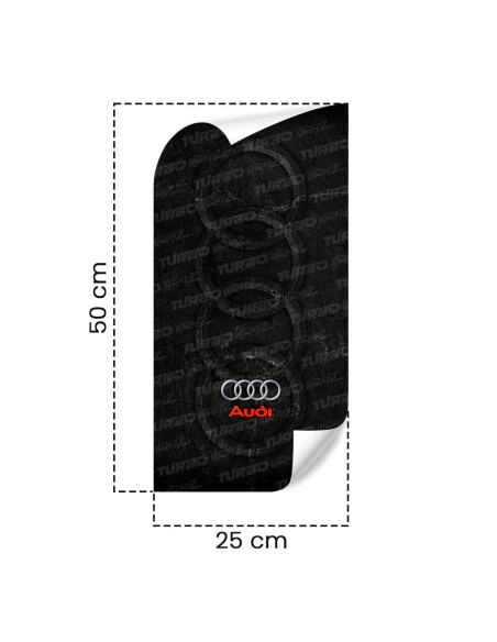 Sticker for car pillar Audi | TurboWrapz.com