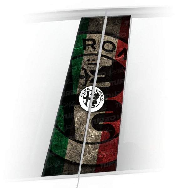 Sticker for car pillar Alfa Romeo | TurboWrapz.com
