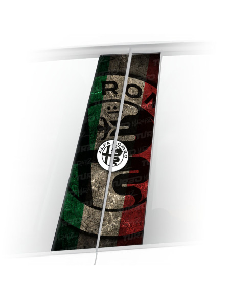 Sticker for car pillar Alfa Romeo | TurboWrapz.com
