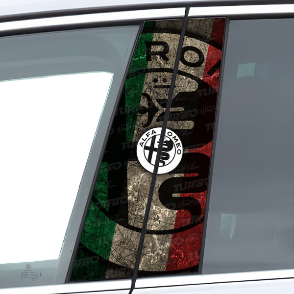 Sticker for car pillar Alfa Romeo | TurboWrapz.com