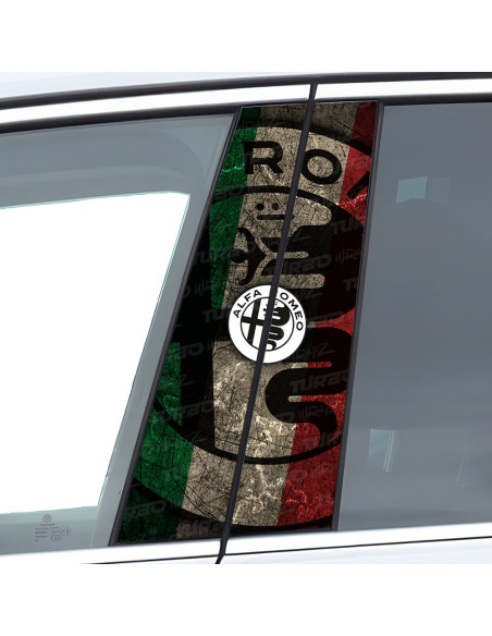 Sticker for car pillar Alfa Romeo | TurboWrapz.com