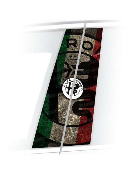 Sticker for car pillar Alfa Romeo | TurboWrapz.com