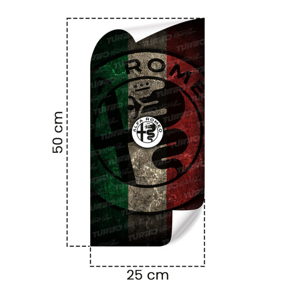 Sticker for car pillar Alfa Romeo | TurboWrapz.com