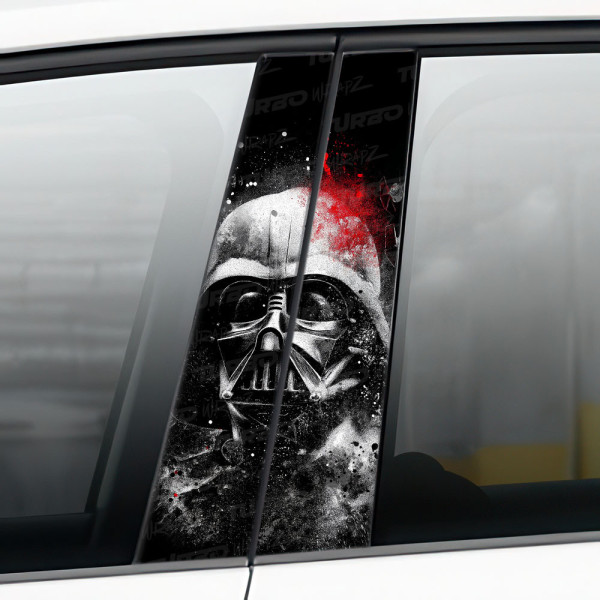 Naklejka na słupek samochodowy Darth Vader | TurboWrapz.com