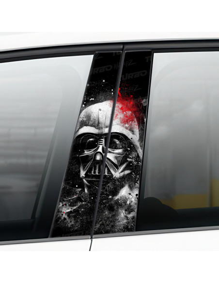 Naklejka na słupek samochodowy Darth Vader | TurboWrapz.com