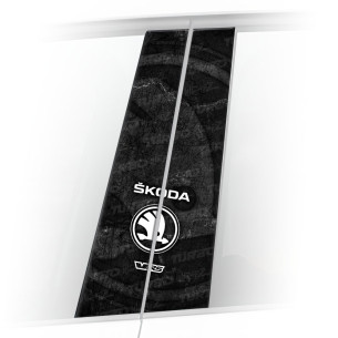 Sticker for car pillar Skoda VRS | TurboWrapz.com