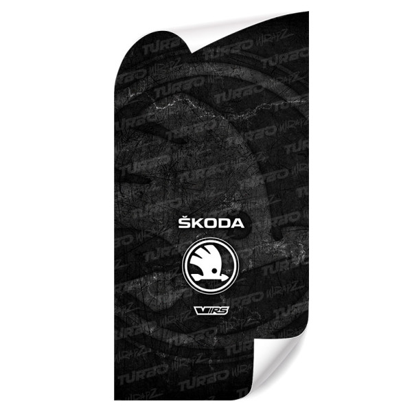 Naklejka na słupek samochodowy Skoda VRS | TurboWrapz.com