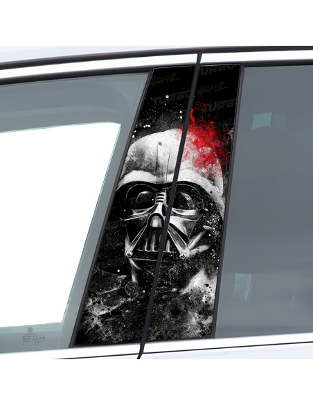Naklejka na słupek samochodowy Darth Vader | TurboWrapz.com