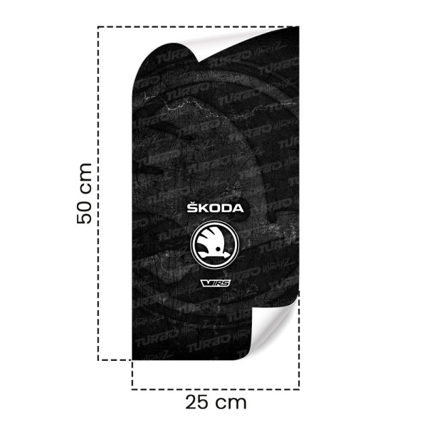 Naklejka na słupek samochodowy Skoda VRS | TurboWrapz.com