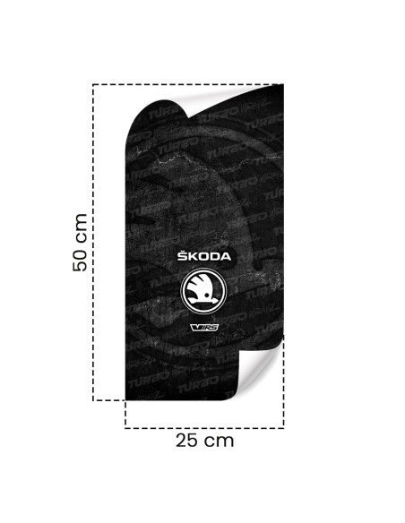 Naklejka na słupek samochodowy Skoda VRS | TurboWrapz.com