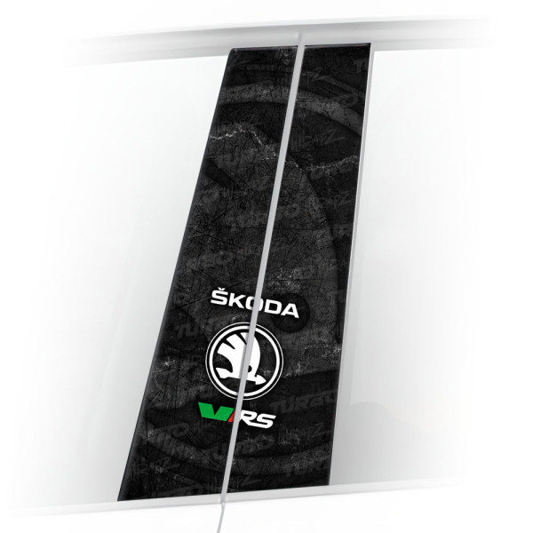 Sticker for car pillar Skoda VRS | TurboWrapz.com