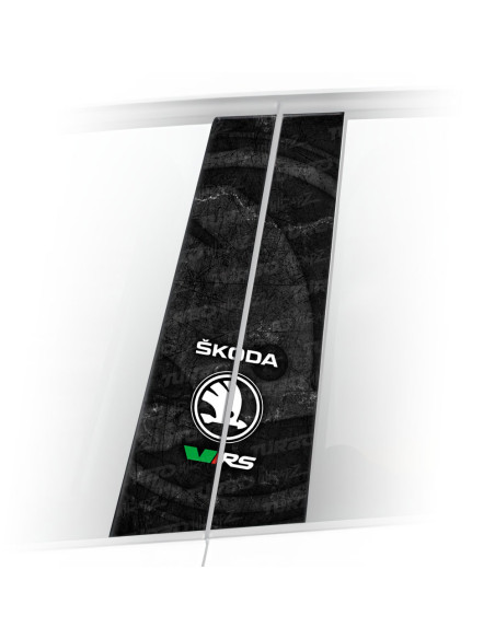 Sticker for car pillar Skoda VRS | TurboWrapz.com