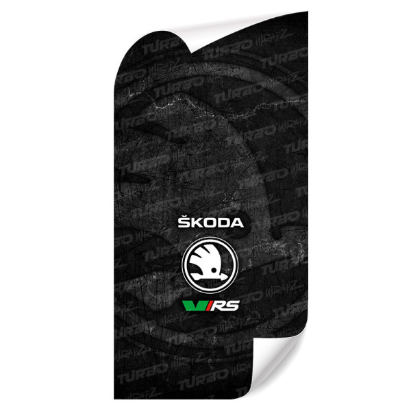 Naklejka na słupek samochodowy Skoda VRS | TurboWrapz.com