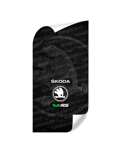 Sticker for car pillar Skoda VRS | TurboWrapz.com