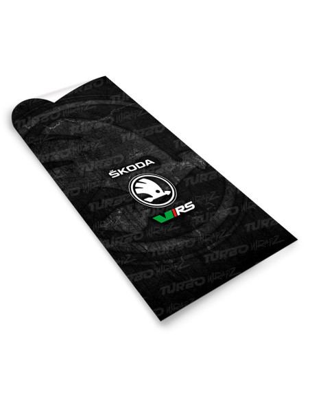 Sticker for car pillar Skoda VRS | TurboWrapz.com