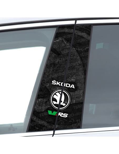 Naklejka na słupek samochodowy Skoda VRS | TurboWrapz.com