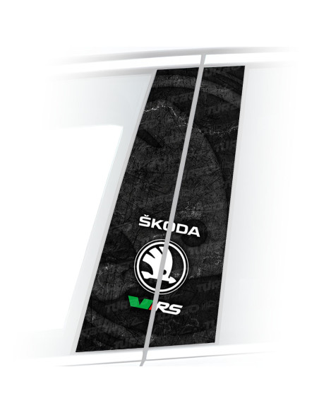 Naklejka na słupek samochodowy Skoda VRS | TurboWrapz.com