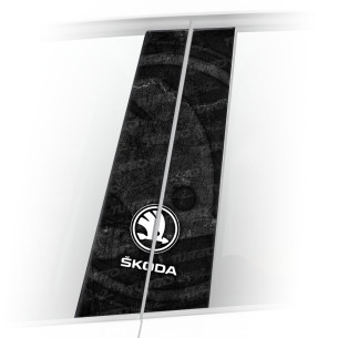 Sticker for car pillar Skoda | TurboWrapz.com