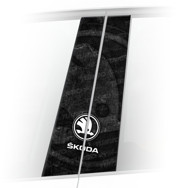 Naklejka na słupek samochodowy Skoda | TurboWrapz.com