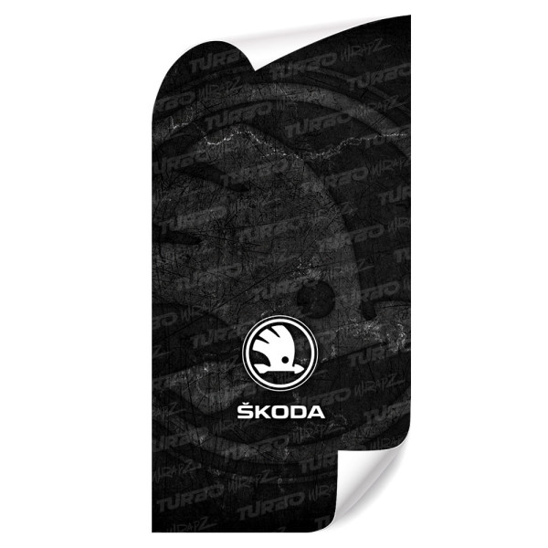 Naklejka na słupek samochodowy Skoda | TurboWrapz.com