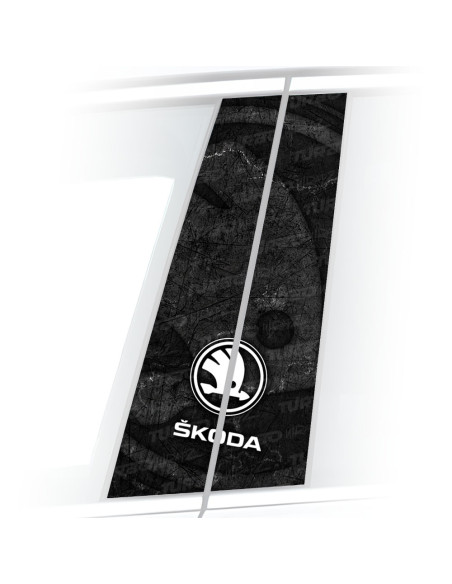 Naklejka na słupek samochodowy Skoda | TurboWrapz.com