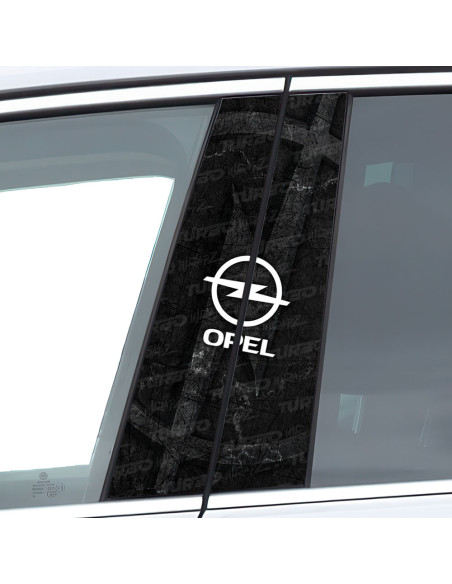 Sticker for car pillar Opel | TurboWrapz.com
