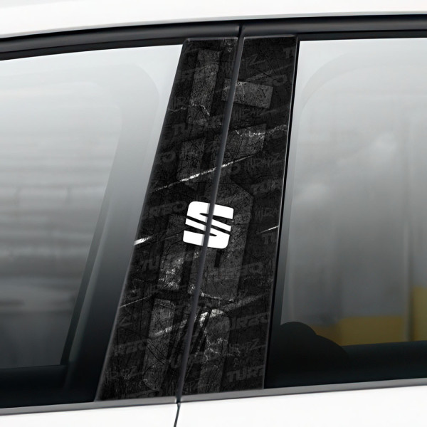 Sticker for car pillar Seat | TurboWrapz.com