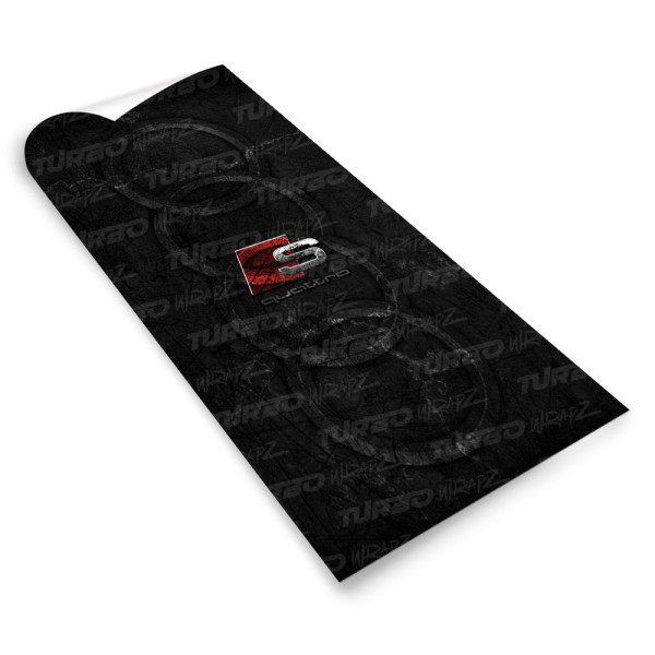 Sticker for car pillar Audi S-line Quattro | TurboWrapz.com