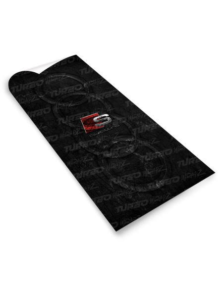 Sticker for car pillar Audi S-line Quattro | TurboWrapz.com