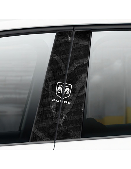 Sticker for car pillar Dodge | TurboWrapz.com