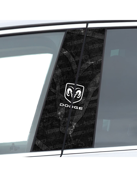 Sticker for car pillar Dodge | TurboWrapz.com