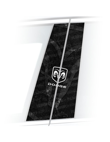 Sticker for car pillar Dodge | TurboWrapz.com