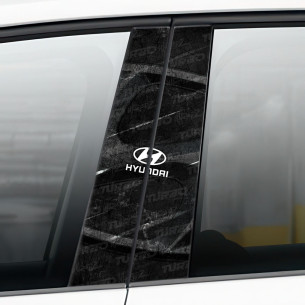 Sticker for car pillar Hyundai | TurboWrapz.com 2