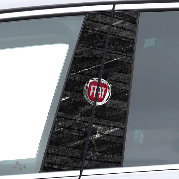 Sticker for car pillar Fiat | TurboWrapz.com