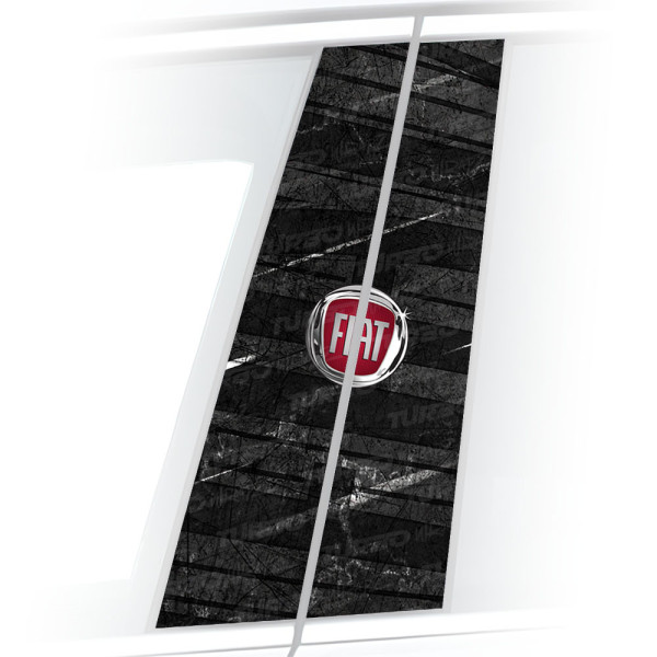Sticker for car pillar Fiat | TurboWrapz.com