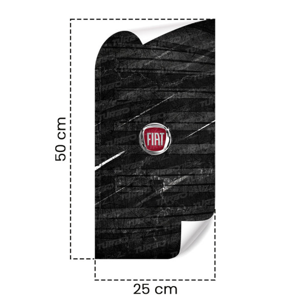 Sticker for car pillar Fiat | TurboWrapz.com