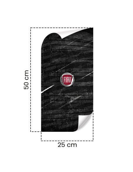 Sticker for car pillar Fiat | TurboWrapz.com