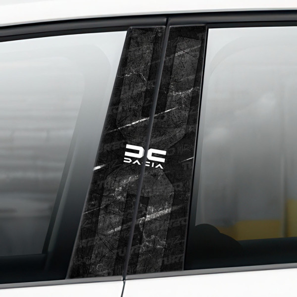 Naklejka na słupek samochodowy Dacia | TurboWrapz.com