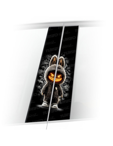 Sticker for car pillar Labubu | TurboWrapz.com