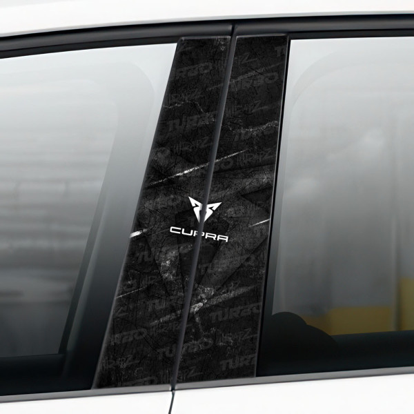 Sticker for car pillar Cupra | TurboWrapz.com