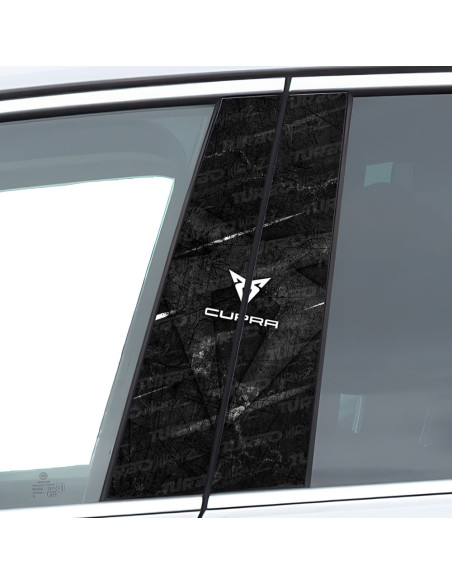 Sticker for car pillar Cupra | TurboWrapz.com