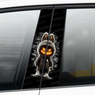 Sticker for car pillar Labubu | TurboWrapz.com 2