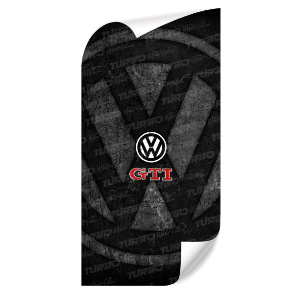 Sticker for car pillar Volkswagen Golf GTI | TurboWrapz.com