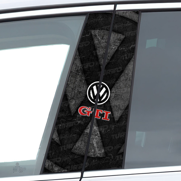 Sticker for car pillar Volkswagen Golf GTI | TurboWrapz.com