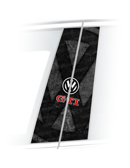 Sticker for car pillar Volkswagen Golf GTI | TurboWrapz.com