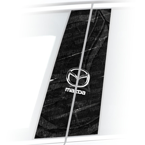 Sticker for car pillar Mazda | TurboWrapz.com