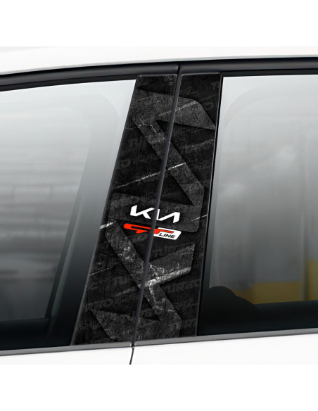 Sticker for car pillar Kia GT | TurboWrapz.com