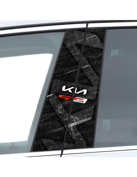 Sticker for car pillar Kia GT | TurboWrapz.com