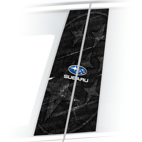 Sticker for car pillar Subaru | TurboWrapz.com