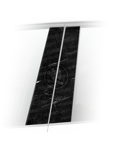 Sticker for car pillar Skoda | TurboWrapz.com